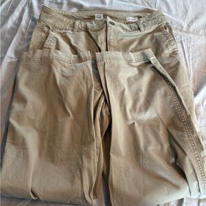 GAP Tan Chinos Casual Cotton Blend